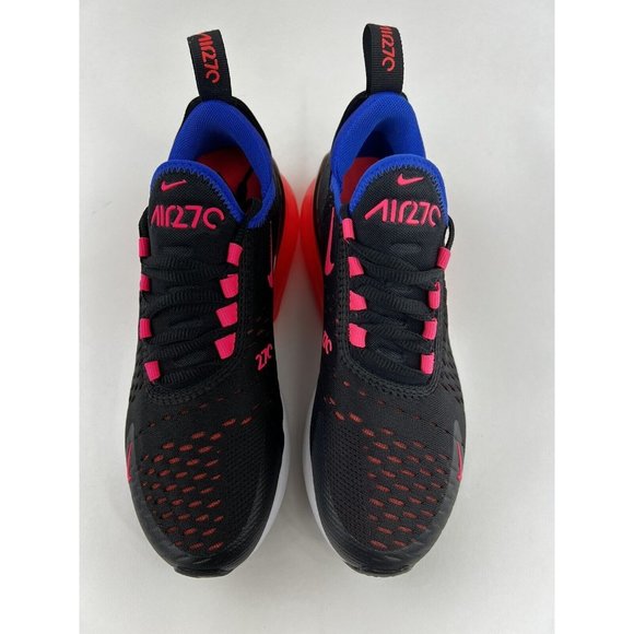 Nike Air Max 270 Black Bright Crimson Women's Size 5 Sneakers Shoes DZ4407-600 - Picture 9 of 10